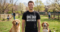 Load image into Gallery viewer, Dog Dad Heavyweight Cotton T-Shirt | Classic Fit Casual Wear